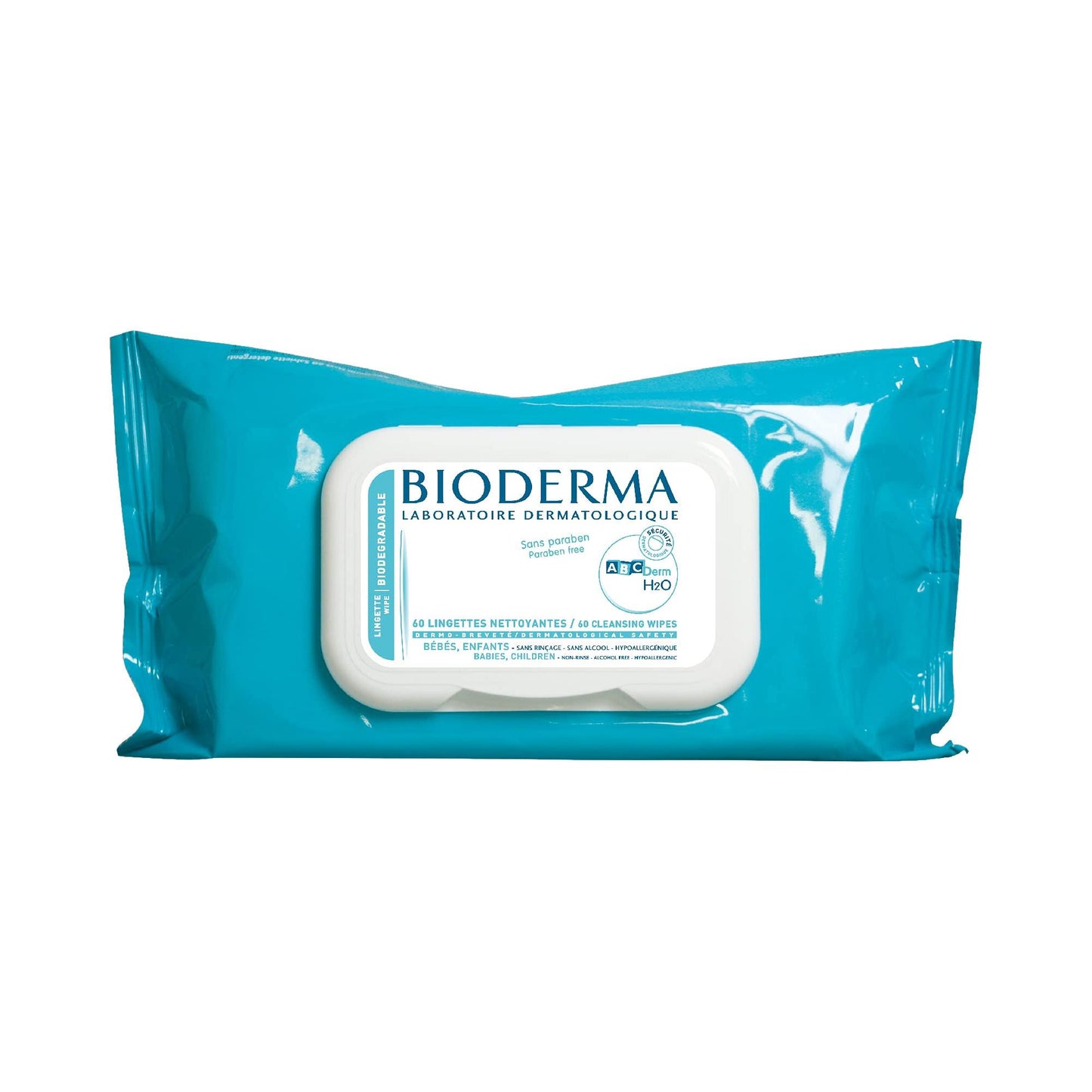 BioDerma ABCDerm H2O 60 Ultra-Gentle Cleansing Wipes