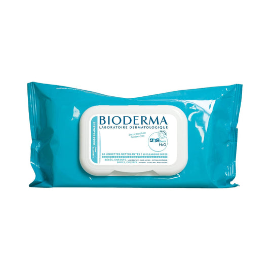 BioDerma ABCDerm H2O 60 Ultra-Gentle Cleansing Wipes