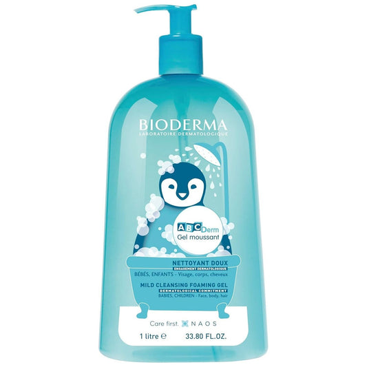 BioDerma ABCDerm Mild Cleansing Foaming Gel 1L